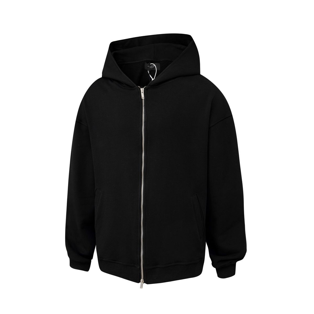 Men's Clothing autumn and winter new represent washed distressed men and women high street embroidered letter zipper jacket hoodie_viptrois.com