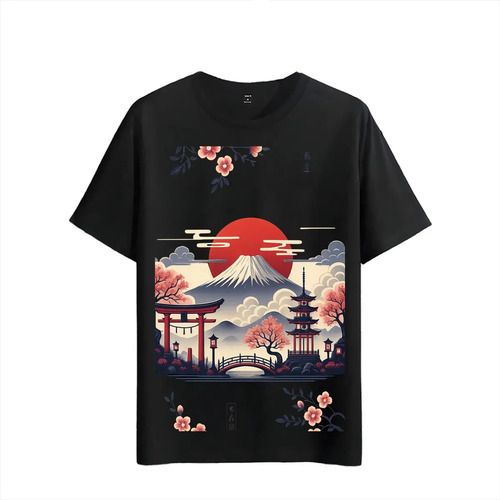 T-shirt 2026 Muscle Freaks Japanese Style Monte Fuji_viptrois.com