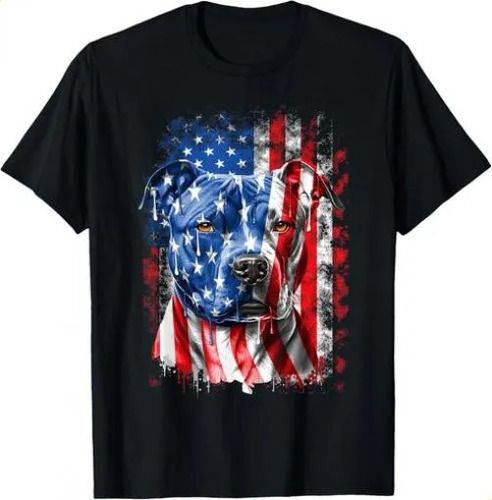 T-shirtretro Pitbull Dog 2026 _ American Flag Indepedence Day Jul_viptrois.com