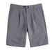 Men's Summer Slim Fit 5-Inch Dress Shorts – Subtle Pinstripe Luxury Casual Trousers (Breathable Polyester, Micro-Stretch, British-Inspired Tailoring)_viptrois.com