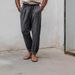 Breathable Cotton Linen Men's Casual Pants - Loose Fit Summer Trousers With Comfort Stretch For Outdoor Sports & Daily Wear (S-5XL)_viptrois.com