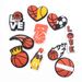 Basketball Series Cartoon Shoes Flower Shoe Buckle Personality All Match Basketball Lovers Garden Shoes Decorative Buckle Accessories_viptrois.com