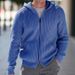 Loom 2025 Autumn Winter New Men's Sweater Hooded Long Sleeve Knitted Jacket Cross-Border Europe And America Cardigan_viptrois.com
