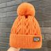 Winter Warme Mode Mützen Gestrickte Hüte Für Frauen Mädchen Faux Pelz Ball Wolle Skullies Caps Stickerei Kalt-Proof Fleece Gefüttert Hut_viptrois.com