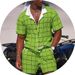Men's Short Sleeve Plaid Shirt & Shorts Set - Casual Print Shirt With Collar Summer Outfit_viptrois.com