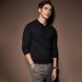 Men's Clothing Men's Slim Fit Knit Sweater - Lightweight Wool Blend Crewneck Pullover For Spring & Autumn | Business Casual Long Sleeve Top_viptrois.com