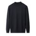 1 Autumn Winter Thickened Half Turtleneck Sweater Men's Base Shirt Loose Mid-neck Pullover Warm Inner Knitwear Trendy_viptrois.com