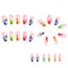 Nail Strips Nail Tips Long INS Style Wearable Nail Tips Flashing Hot Girl Nail Tips Nails Nail Art Patches_viptrois.com