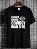 GOLD BUCKLE BEER BREW BREWERY PRO RODEO COWBOY TEE T SHIRT Mens S Black PRCA Versatile Fashion Stretched Comfortable Slightly Summer Breathable_viptrois.com