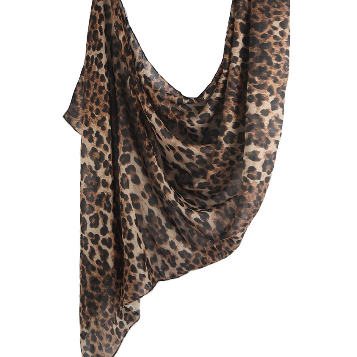 Muslim headscarf Cotton Scarf Satin Polyester Printed Tie-dye Scarf_viptrois.com