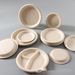 Biodegradable Disposable Tableware For Outdoor Dining, Camping, BBQ, Picnic Bowls, Cake Plates, Paper Plates_viptrois.com