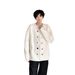 Autumn and winter small fragrant style thick knitted cardigan zipper loose high-end feeling niche sweater jacket trendy_viptrois.com