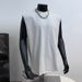 Pure Cotton Sports Solid Color Vest Men's Loose Summer Sleeveless American Style Short Tank Top_viptrois.com