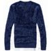 Pure New Korean Version Slim Fit V-Neck Tie-Dye Knitted Men's Sweater Mohair Autumn Winter Thickened Fleece Warm Trendy_viptrois.com