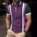 Men's Clothing Polo Shirt European And American Men's Daily Casual Lapel Short Sleeved Polo Shirt_viptrois.com