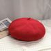 for Women New Versatile Woolen Painter Autumn Winter Internet Celebrity Korean Style Cashmere Beret Hat Trendy_viptrois.com