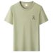 Summer New Round Neck Men's Short T-Shirt For Young And Middle-aged Men, Casual Loose Fit, Breathable Cotton Printed_viptrois.com
