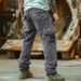 Men's Clothing Casual Overalls For Men Spring, Autumn And Pure Cotton Men's Multi Pocket American Overalls_viptrois.com