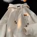 Autumn/Winter Waffle Hoodie Men's Trendy Retro Plush Loose Coat_viptrois.com