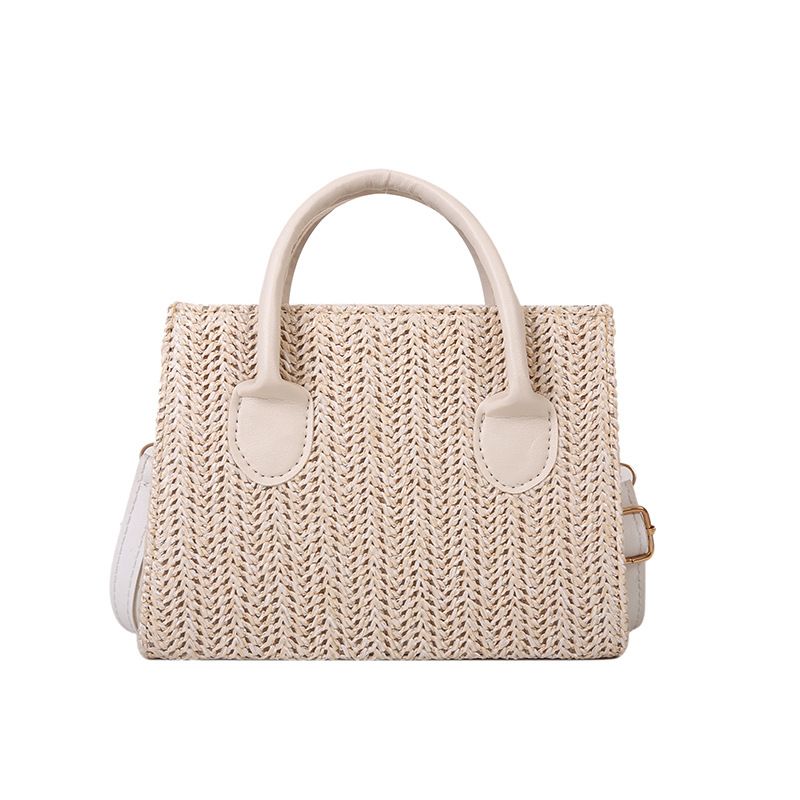 Women's Shoulder Bags A Stylish And Elegant Single-shoulder Crossbody Bag For A Trendy Solid-color Woven Girl With A Touch Of Retro Charm_viptrois.com