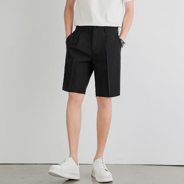 Shorts Men's Trend Ins Loose Summer Suit Ice Silk Trousers Quick Drying Thin Shorts Men's Casual Shorts_viptrois.com