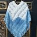 Yunnan Dali Bai Ethnic Knitted Shawl Artistic Warm Blue And White Scarf Casual Comfortable Soft Tie Dye Fabric_viptrois.com