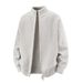 Men's Wavy Knit Cardigan Sweater - Oversized Batwing Loose Fit Long Sleeve Semi-Turtleneck Pullover For Autumn & Winter_viptrois.com