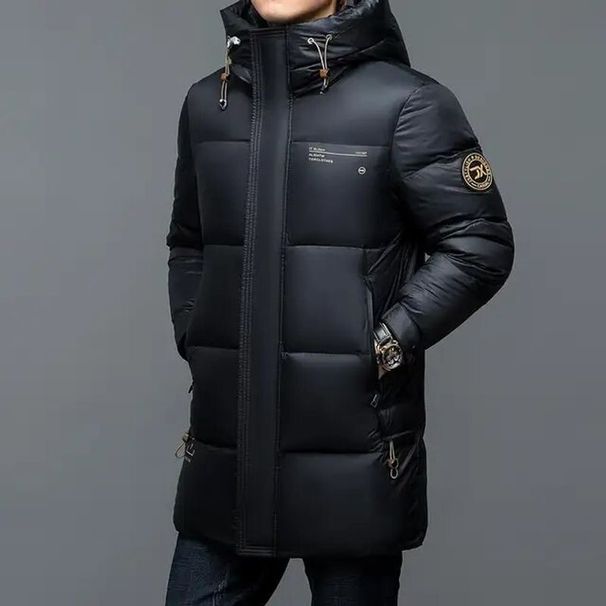 -30 ° Neue Mode Männer 90% Weiße Kapuze Enten Jacken Herren Dicken Warmen Wasserdichten Parka Mantel Daunen Mantel_viptrois.com