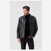 2025 Autumn/Winter Men's New Motorcycle Jacket Flip Collar Multi Pocket Casual Leather Jacket Simple Coat_viptrois.com