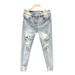 Ripped Jeans Men's Thin Trendy Brand Summer Korean Version Trendy Beggar Slim-fitting Light-colored Nine-point Pants_viptrois.com