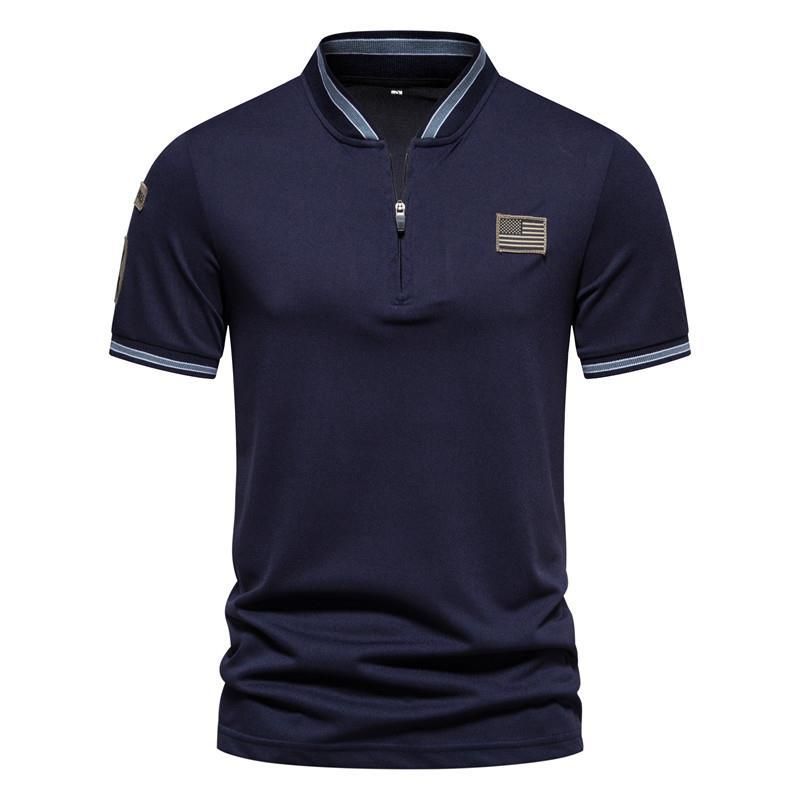 2025d 2025 Summer New Men's Casual Loose Polo Shirt Plus Size Turn-down Collar Short Sleeve T-shirt_viptrois.com