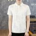 Summer Style Polo Shirt 92.8% Cotton Korean Version Men's Short Sleeved Lapel Fashionable T-shirt We2906_viptrois.com