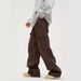 Men's Clothing High End American Overalls Men Ins National Trend Casual High Street Trousers Couple Pants_viptrois.com