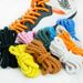 Shoelaces Twisted Rope Shoelaces For Men And Women Beige Black And White Three Strand Rope Shoelaces_viptrois.com