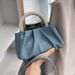 Soft Cloud Shoulder Bag For Women - Minimalist Crossbody Purse With Wrinkle Design, Lightweight PU Handbag For Daily Use (Green, Blue, Black, Beige)_viptrois.com