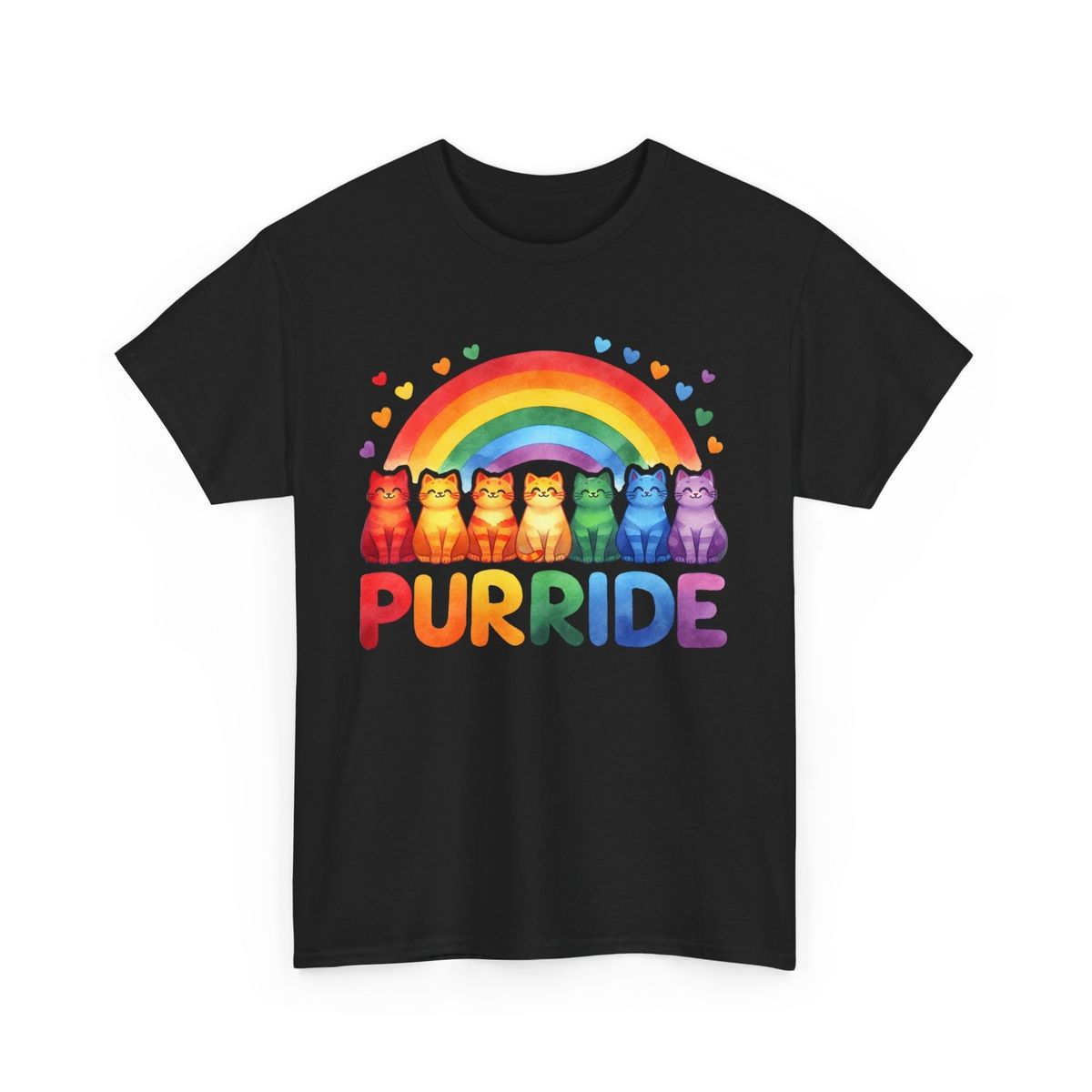 Proud LGBTQ+ T-Shirt Mens Womens Tees Top | Love Pride Tee | Colorful Rainbow Shirt_viptrois.com