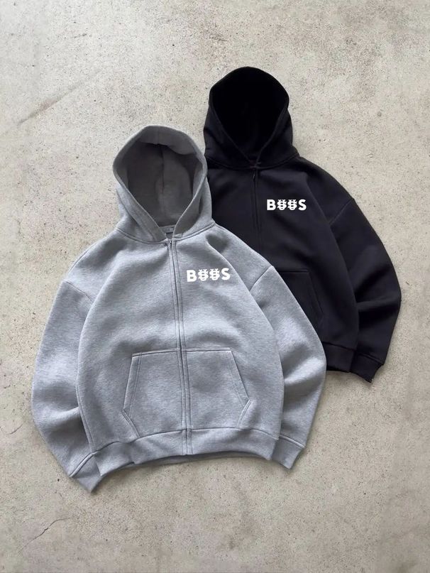 Men's Clothing Autumn And Winter Men's Trendy Hooded Letter Printing Sports Casual Comfortable Suit_viptrois.com