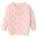 2021 Children's Clothing Love Hollow Children's Long Sleeved Sweater Jacket Baby Sweater Sunscreen Thin Girls Knitted Cardigan_viptrois.com