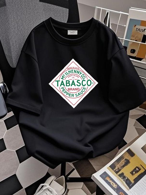 N/Y Mcilhenny Tabasco Costume D'Halloween T-Shirt Rouge Comfortable Unisex Fashion Streetwear Summer Soft Graphic Versatile Homme Casual Stretched_viptrois.com
