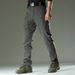 Men's Tactical Cargo Pants - Lightweight Outdoor Commuter Work Pants With Multi-Pockets, Straight Leg, Stretch Fabric For Spring & Summer_viptrois.com