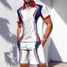 Men's 3D Printed Polo & Shorts Set – Breathable Summer Casual Outfit (Multiple Colors, S-5XL)_viptrois.com