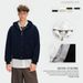 ANS420g American Heavy Hooded Retro Sweater Men's And Women's Spring And Autumn Zipper Loose Top Cardigan Jacket Tide_viptrois.com