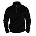 2024 American Style Men's Composite Fleece Outdoor Long Sleeve Zipper Stand Collar Base Sweatshirt_viptrois.com