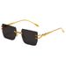 Men's Sunglasses New Square Frameless Sunglasses Personalized Cutting Edge Fashion All Match Beat Sunglasses For Women_viptrois.com