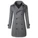 Loom Loom 2017 Plus Size Men's Double-Breasted Mid-Length Hollow 3D Trench Coat_viptrois.com