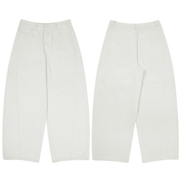 Men’s Vintage Wide-Leg Jeans – High Street Distressed Denim With Raw Hem (Sizes XS-2XL)_viptrois.com