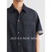 Men's Clothing Men's New Summer Casual Shirt Denim Shorts Two Piece Suit_viptrois.com