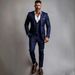 Men's Clothing Men's Slim Fit Three Piece Suit Style Business Casual Wedding Groomsmen Formal Solid Color Suit_viptrois.com