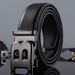 VOOTHOST Men's Belt Business Casual B Automatic Buckle Leather Two-layer Cowhide All-match Suit Belt for Men F0128_viptrois.com