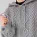 Pure Youthful Casual Hooded Jacquard For Men 2024 New Loose Slim Fit Inner Wear High-end Lazy Style Knitted Sweater_viptrois.com